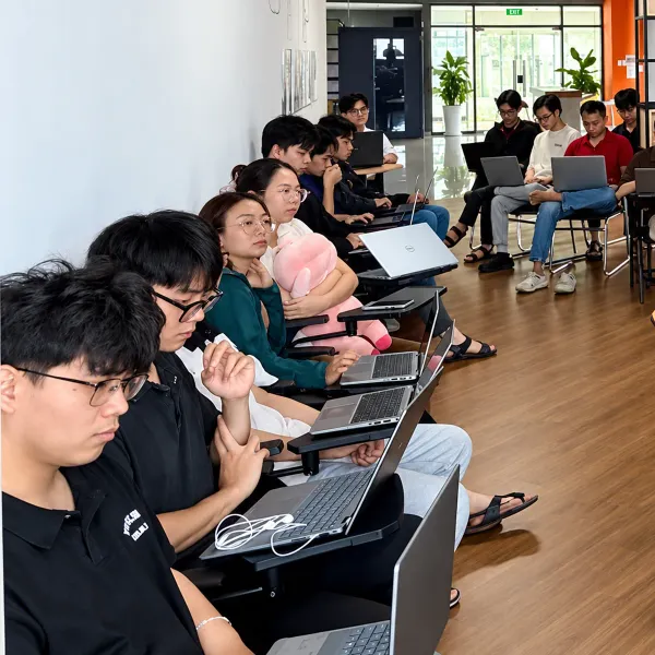 The XionTechs team at an AI workshop